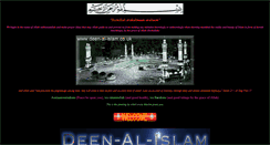Desktop Screenshot of deen-al-islam.org